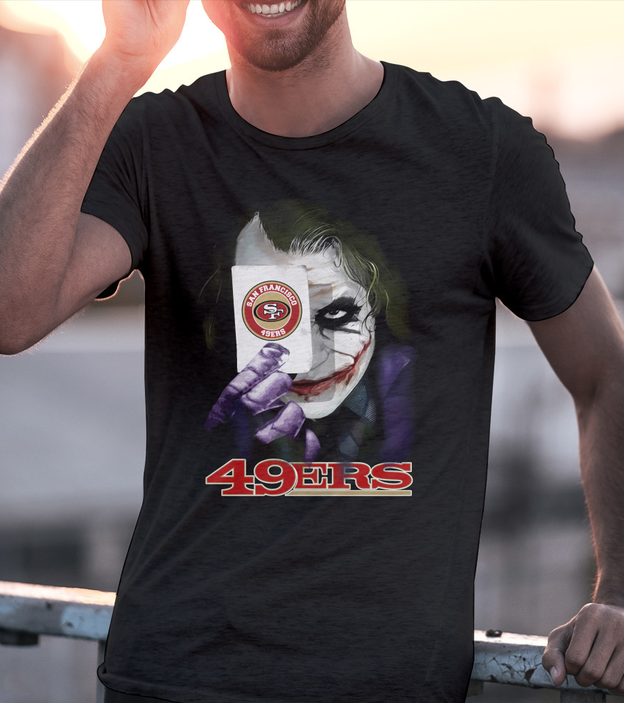 San Francisco 49ers Joker Playing Card T-Shirt