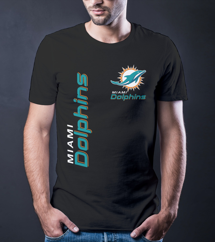 Miami Dolphins 10 Football Team T-Shirt