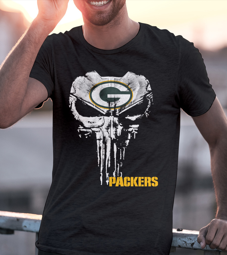 Packers G Logo Skull T-Shirt