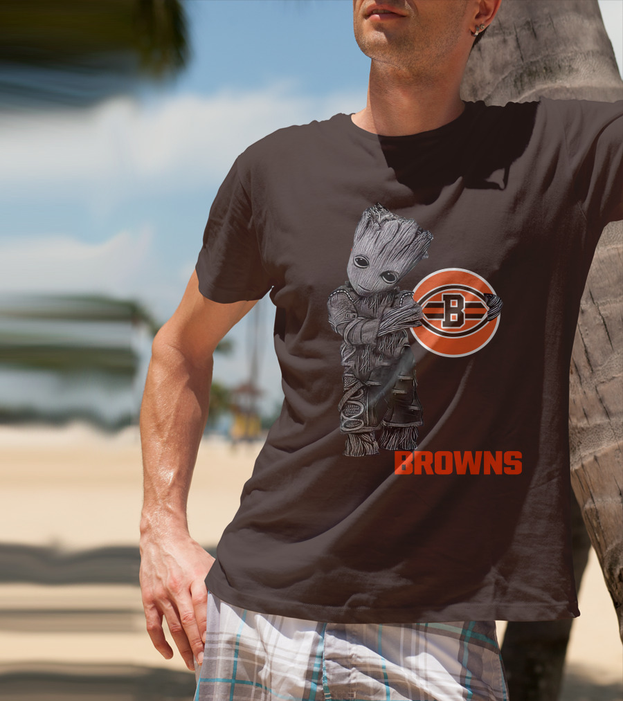Browns Groot Meets Football Team Spirit T-Shirt