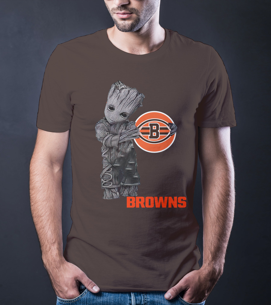 Browns Groot Meets Football Team Spirit T-Shirt
