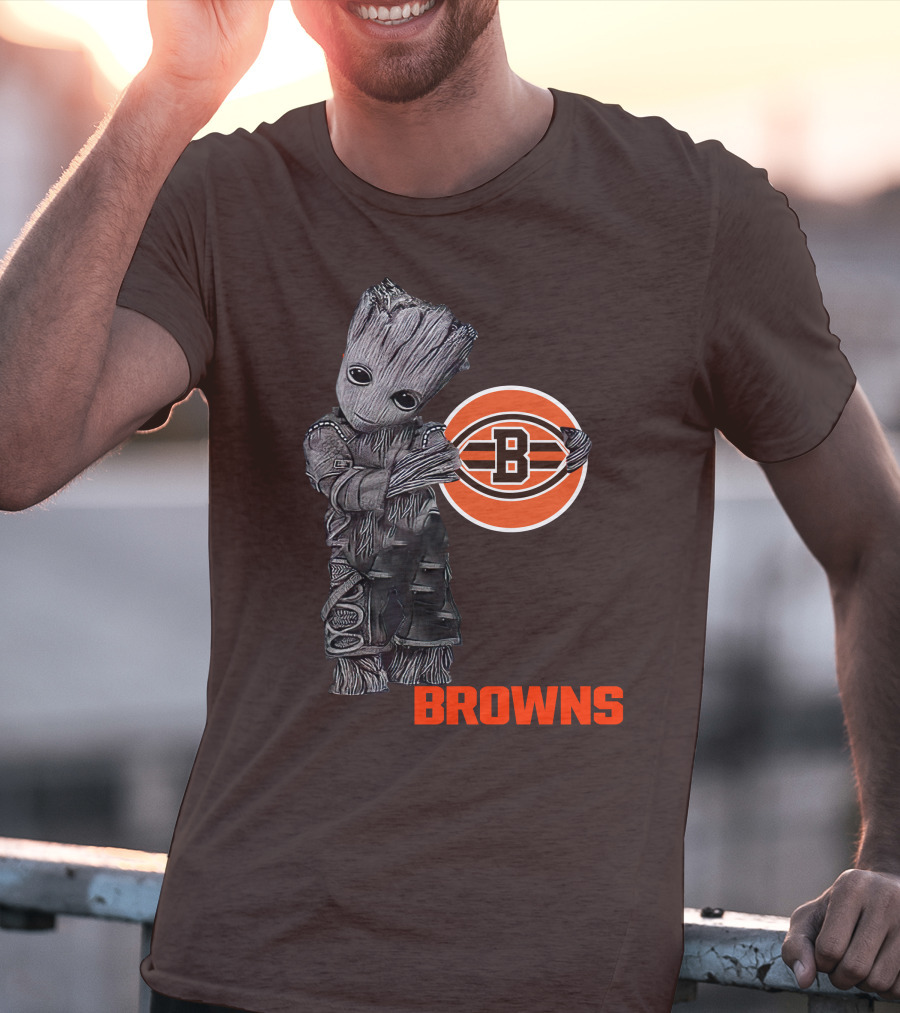 Browns Groot Meets Football Team Spirit T-Shirt