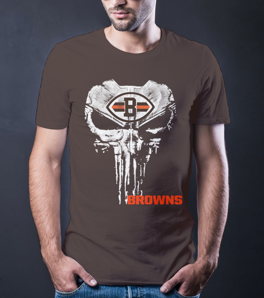 Browns Skull Logo B T-Shirt