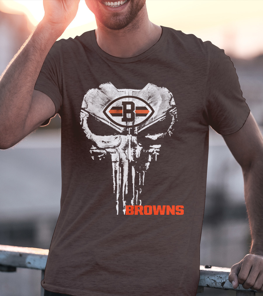 Browns Skull Logo B T-Shirt