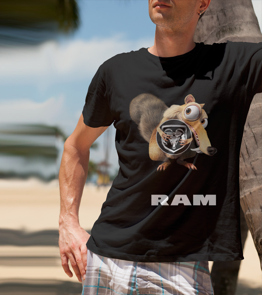 Scrat Ice Age Ram Logo T-Shirt
