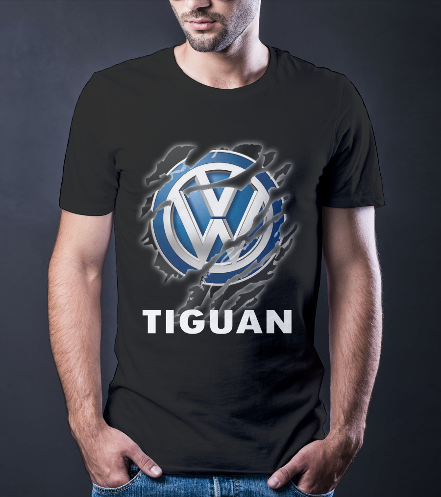 Tiguan Volkswagen Logo Scratch T-Shirt
