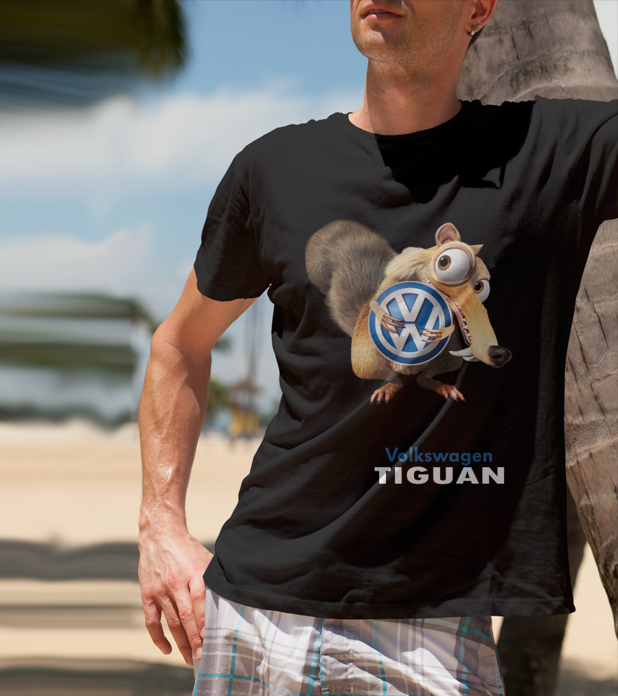Volkswagen Tiguan Soc Scrat With Volkswagen T-Shirt