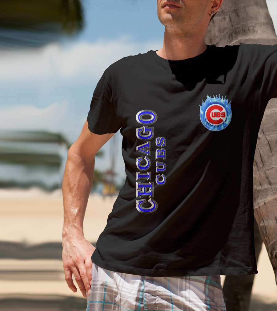 Chicago Cubs 03 Flame T-Shirt