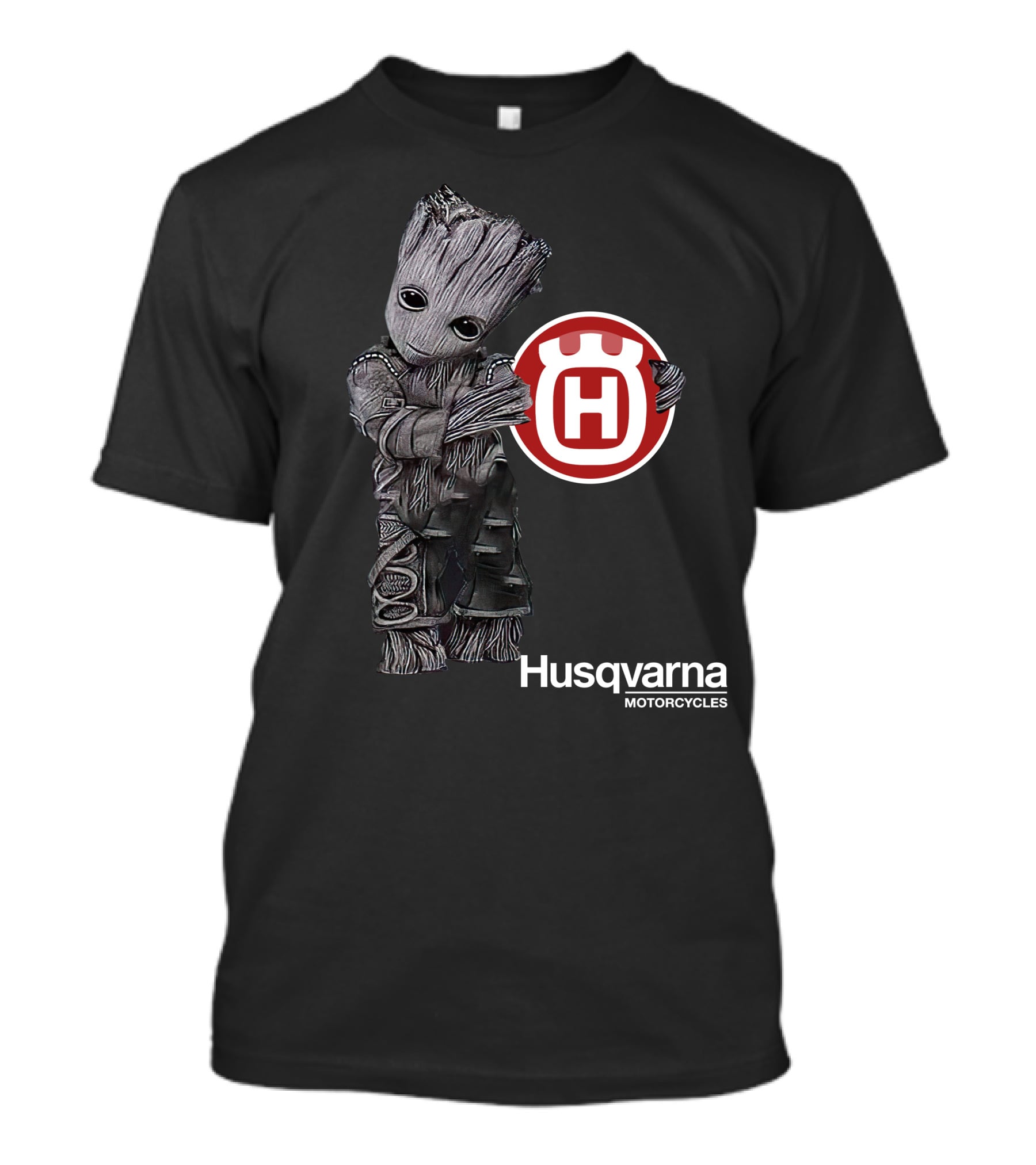 Husqvarna Motorcycles Character With Iconic Figure T-Shirt