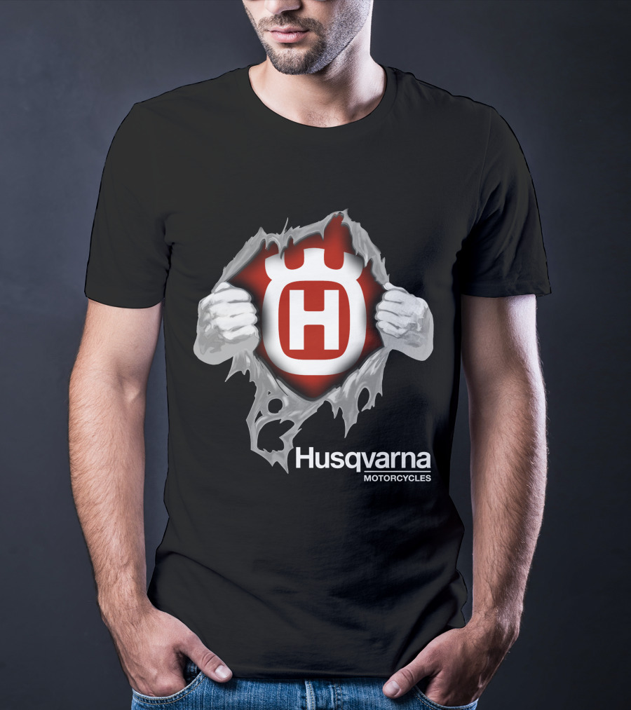 Husqvarna Motorcycles Iconic Emblem Unveiling T-Shirt