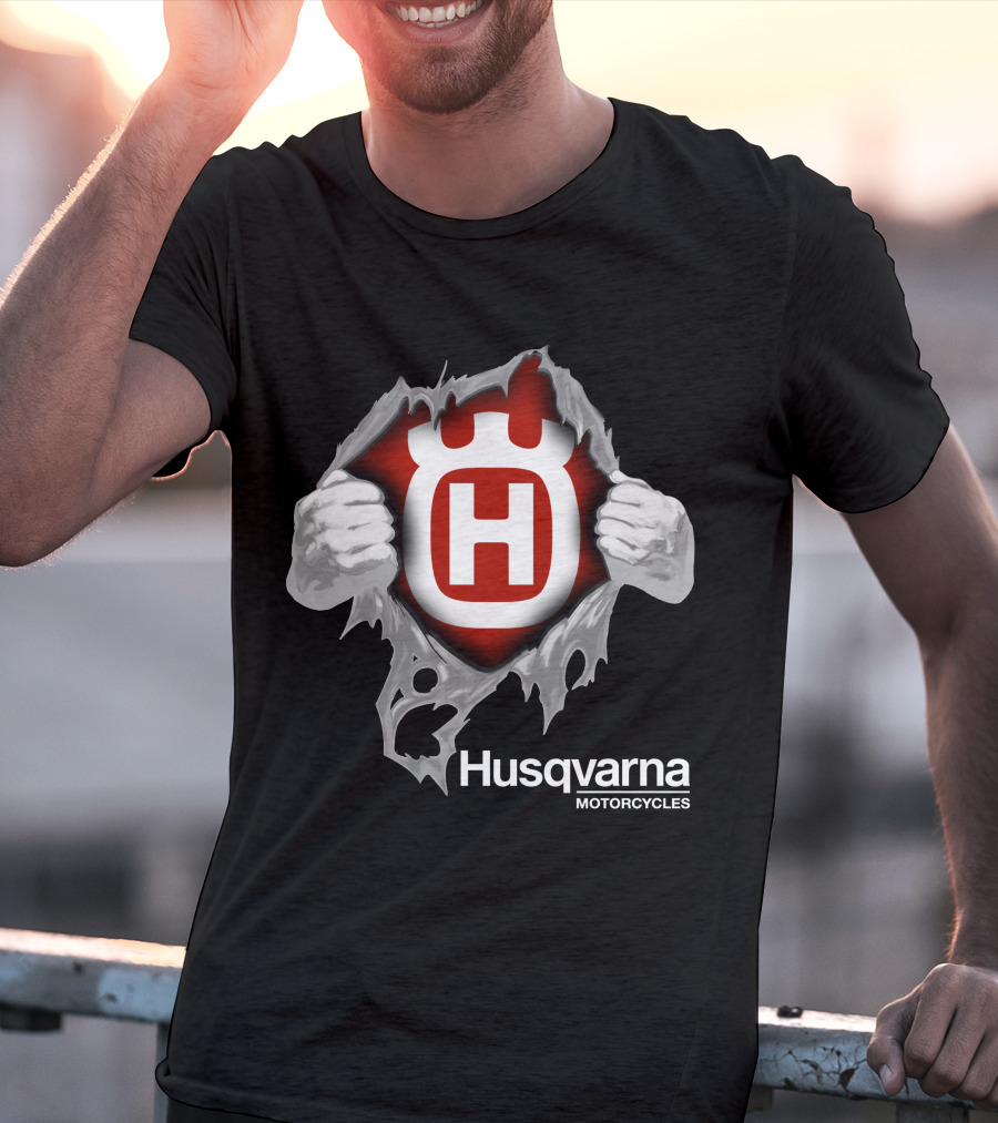 Husqvarna Motorcycles Iconic Emblem Unveiling T-Shirt