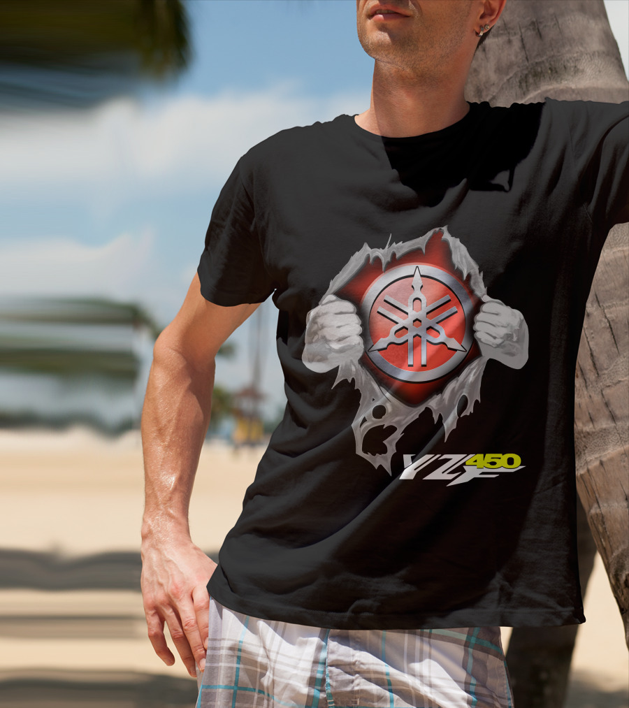 Yamaha Emblem Yz450 Dynamic Burst T-Shirt