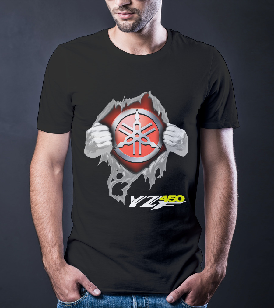 Yamaha Emblem Yz450 Dynamic Burst T-Shirt
