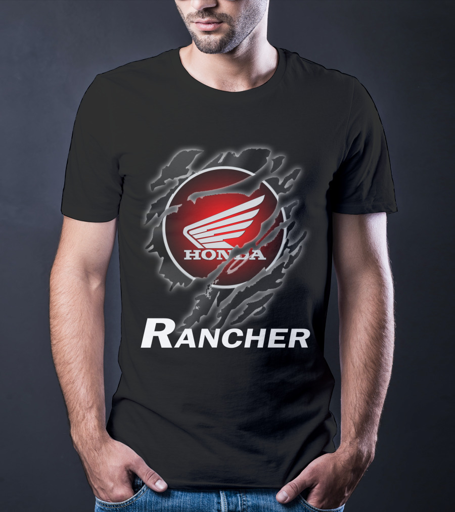 Rancher Honda Wing Logo Claw Marks T-Shirt