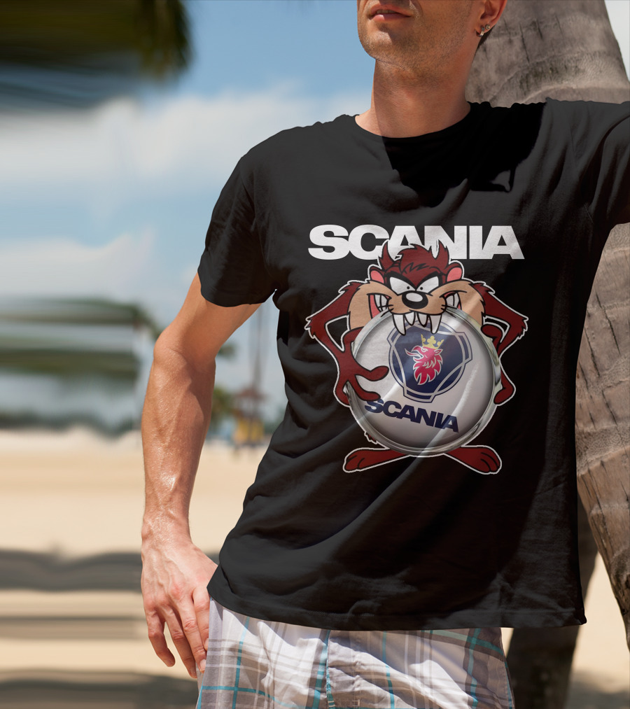 Scania Cartoon Character With Crown T-Shirt