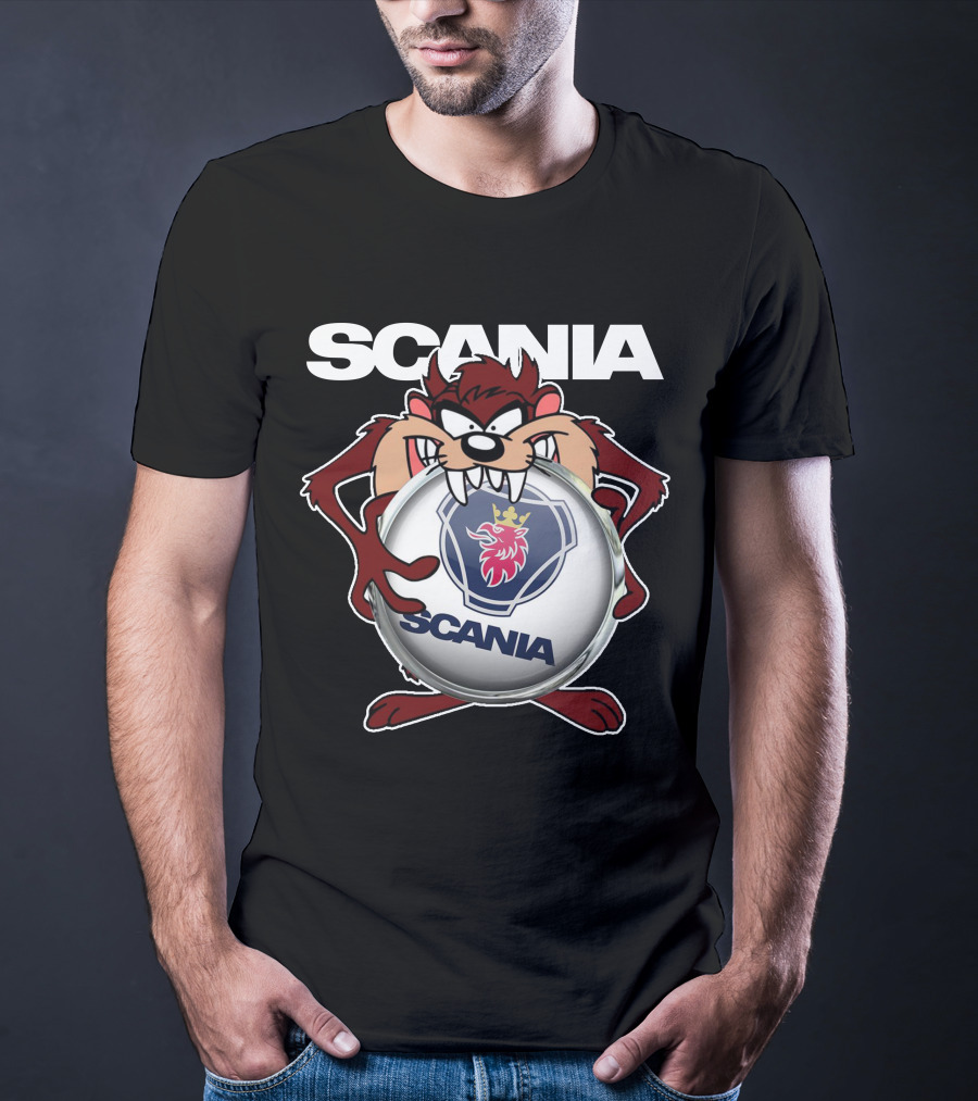 Scania Cartoon Character With Crown T-Shirt