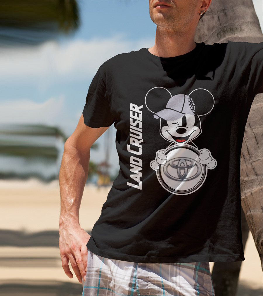 Land Cruiser Toyota Mickey Mouse Collaboration T-Shirt