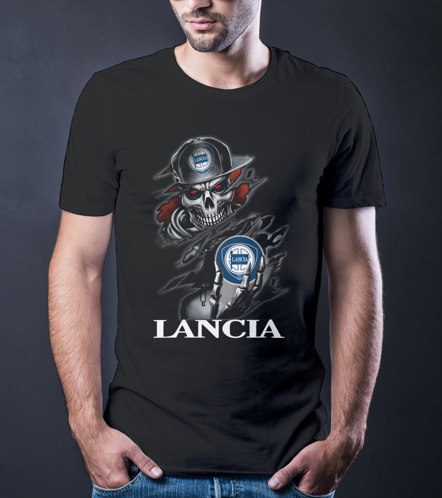 Lancia Skeleton Holding T-Shirt