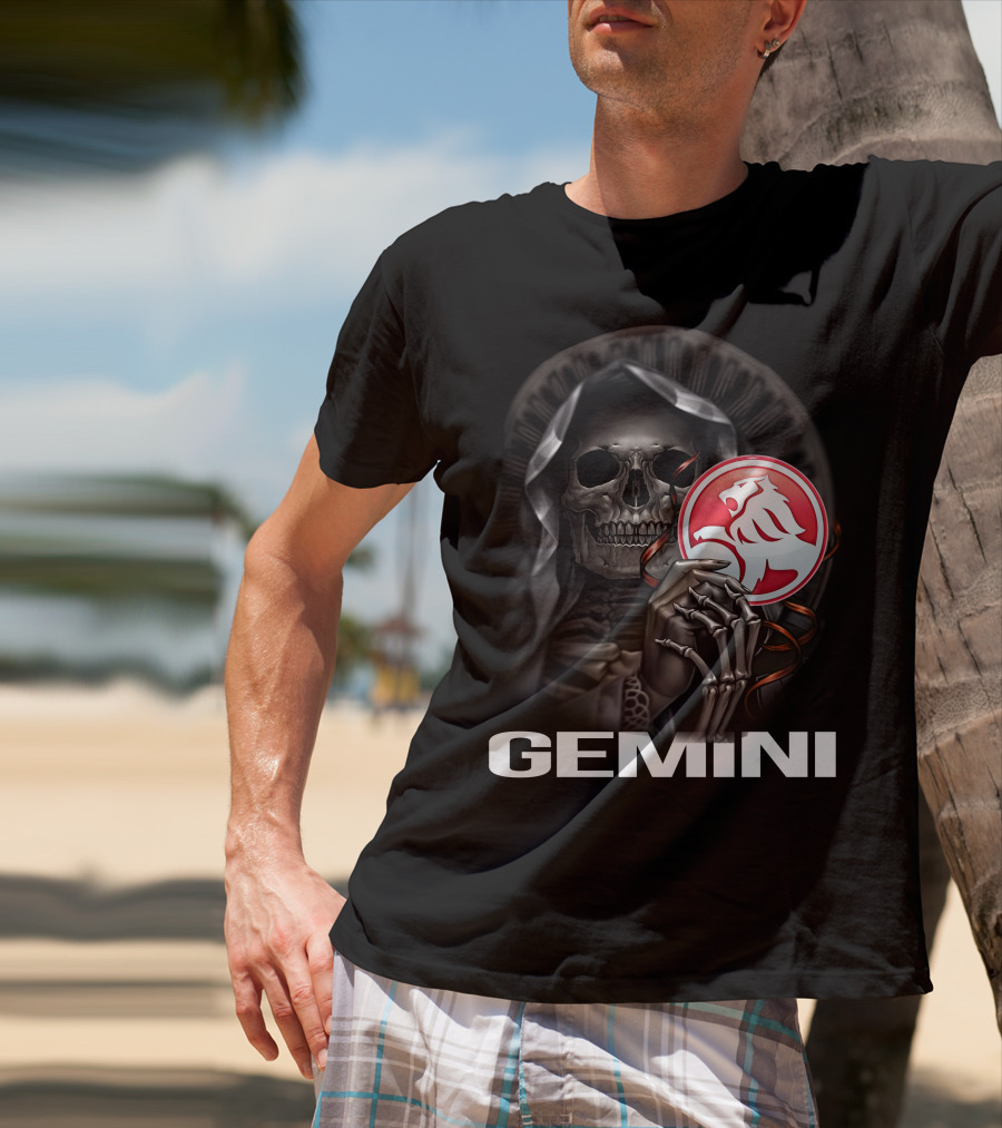 Gemini 18 Grim Reaper Holding Holden T-Shirt