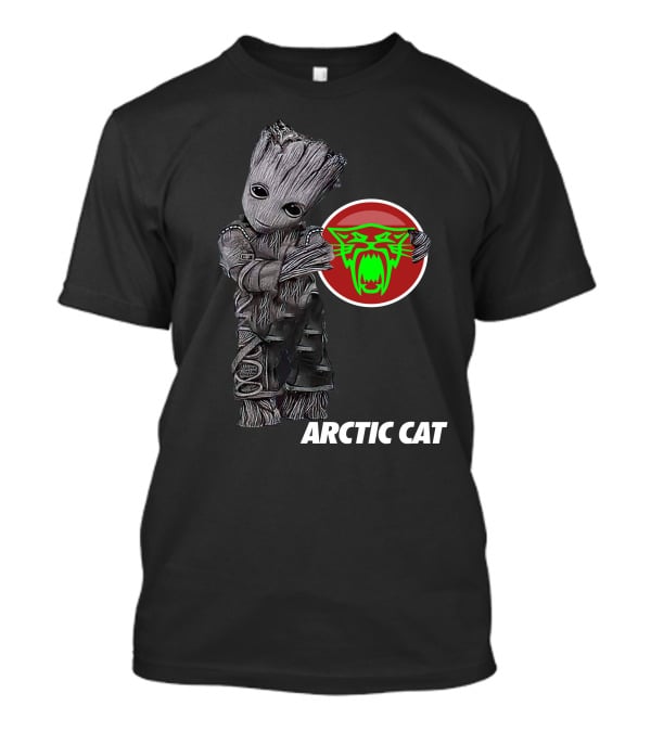 Arctic Cat Groot With Green Cat T-Shirt