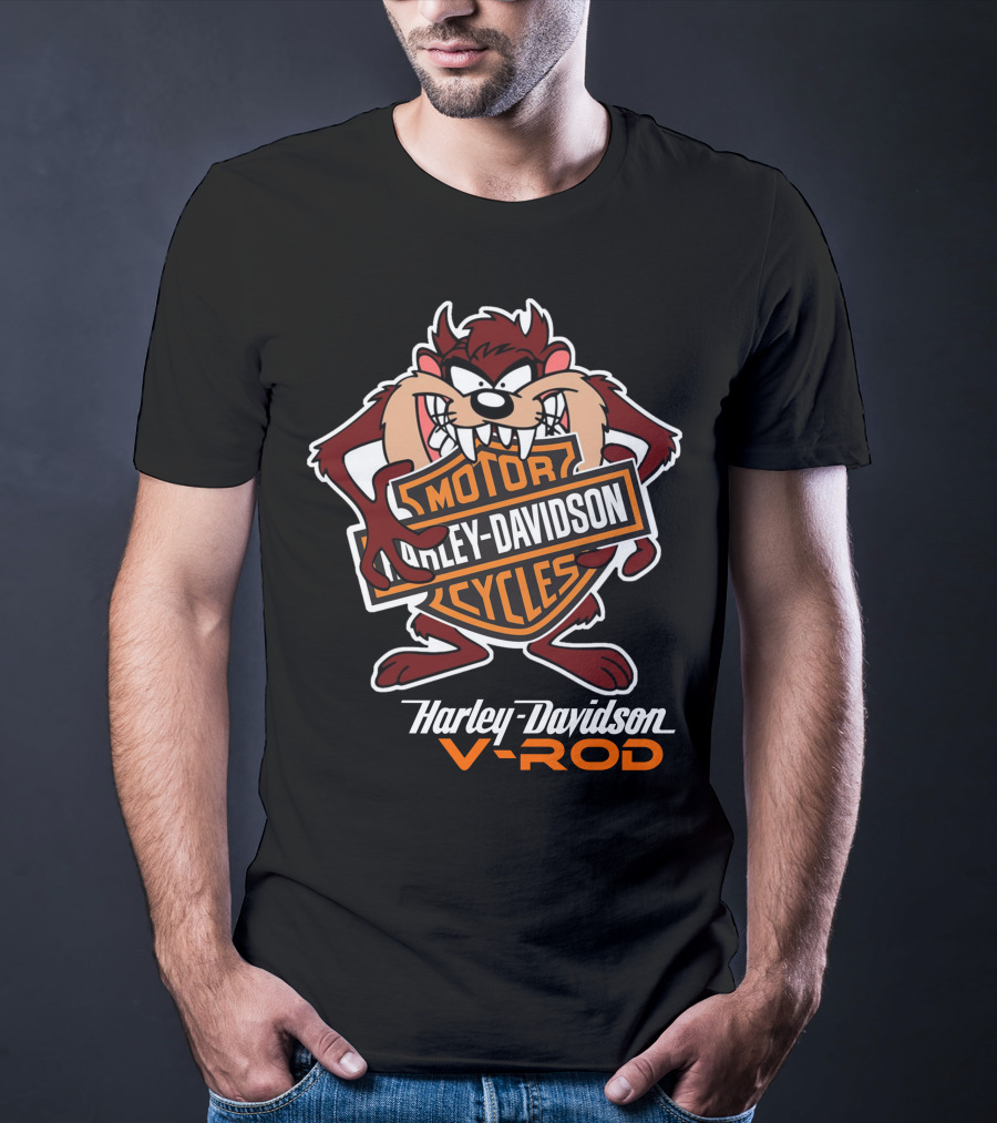 Harley Davidson V-Rod Taz Holding T-Shirt