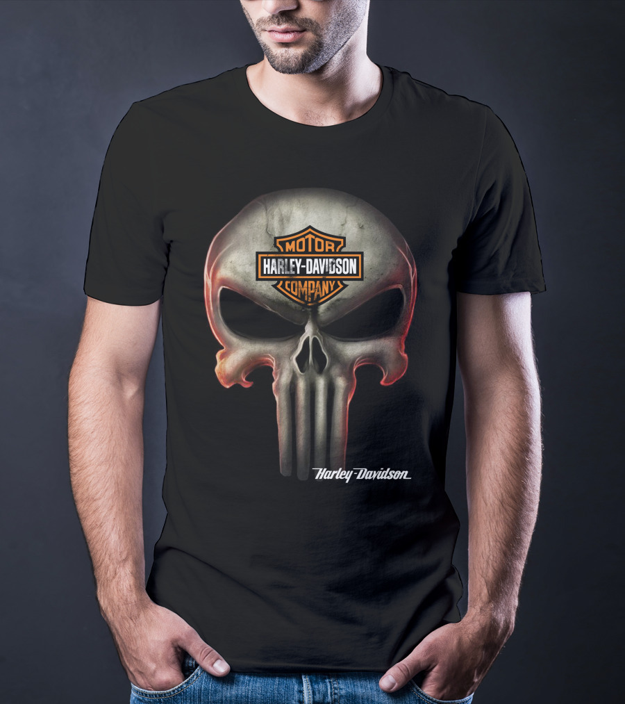 Harley Davidson Motor Company Skull T-Shirt