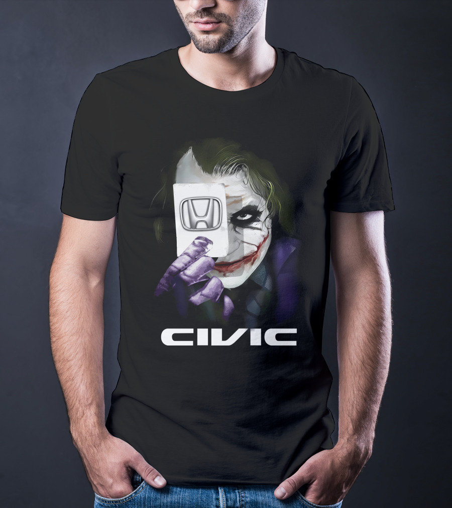 Civic 17 Joker Card With Honda T-Shirt