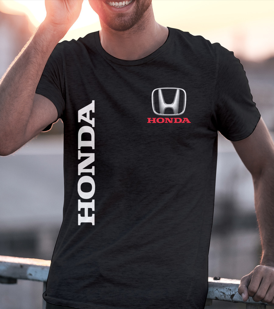 Honda Vertical Logo Emblem T-Shirt