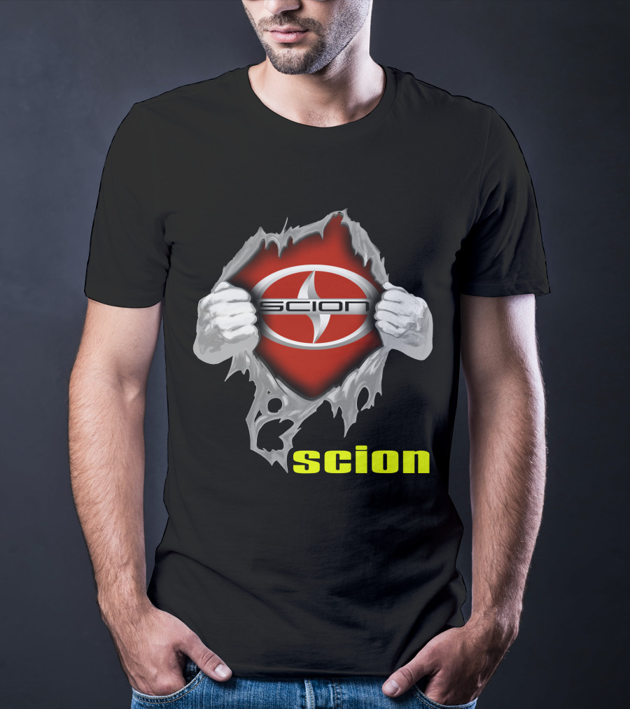 Scion Logo Ripping Through T-Shirt