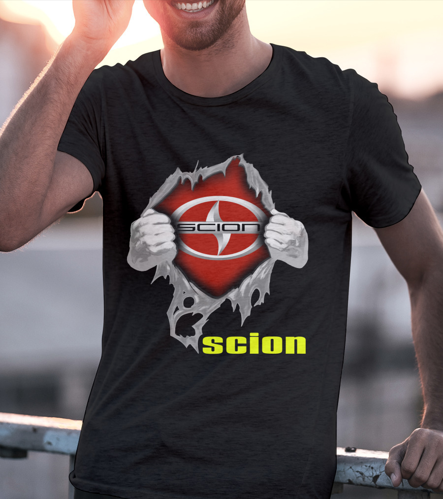 Scion Logo Ripping Through T-Shirt