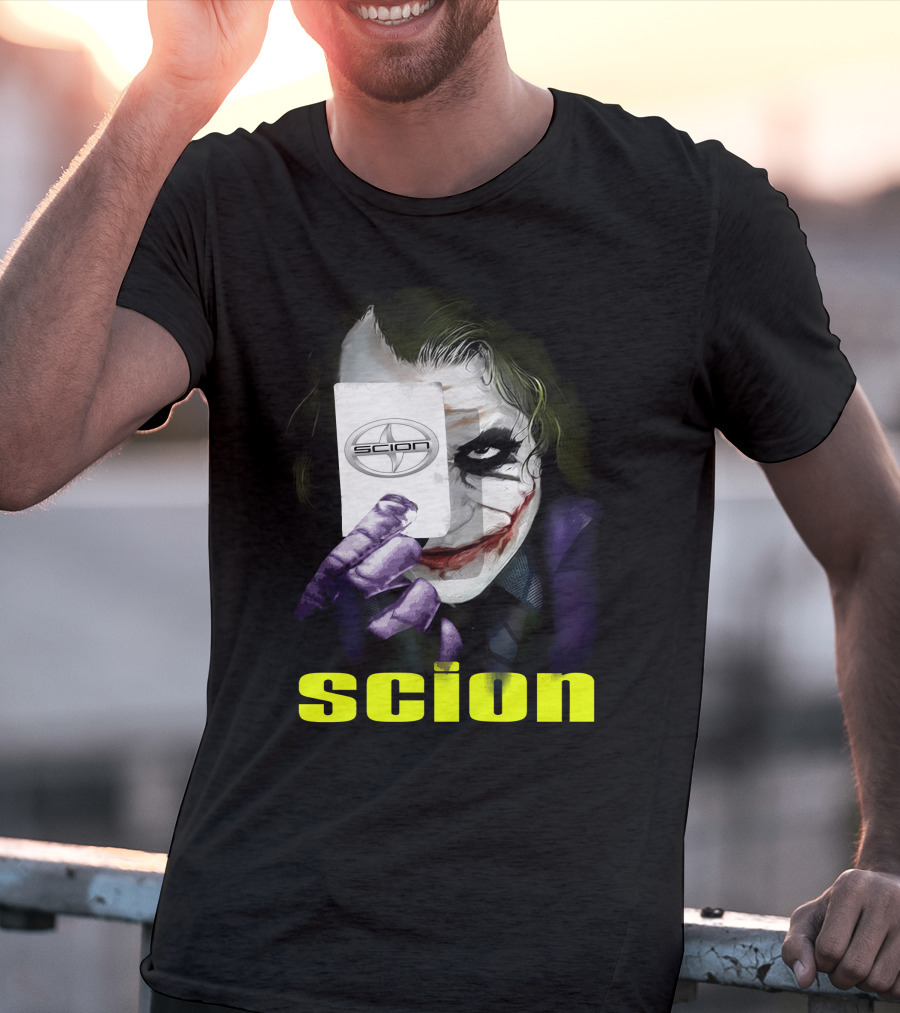 Scion Joker Card With Iconic Clown Face T-Shirt