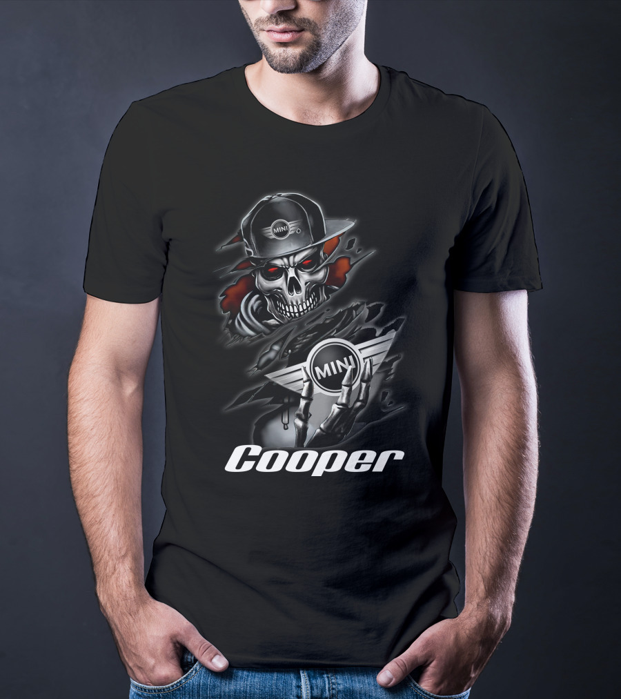 Cooper Mini Skull Hat Jacket Winged T-Shirt