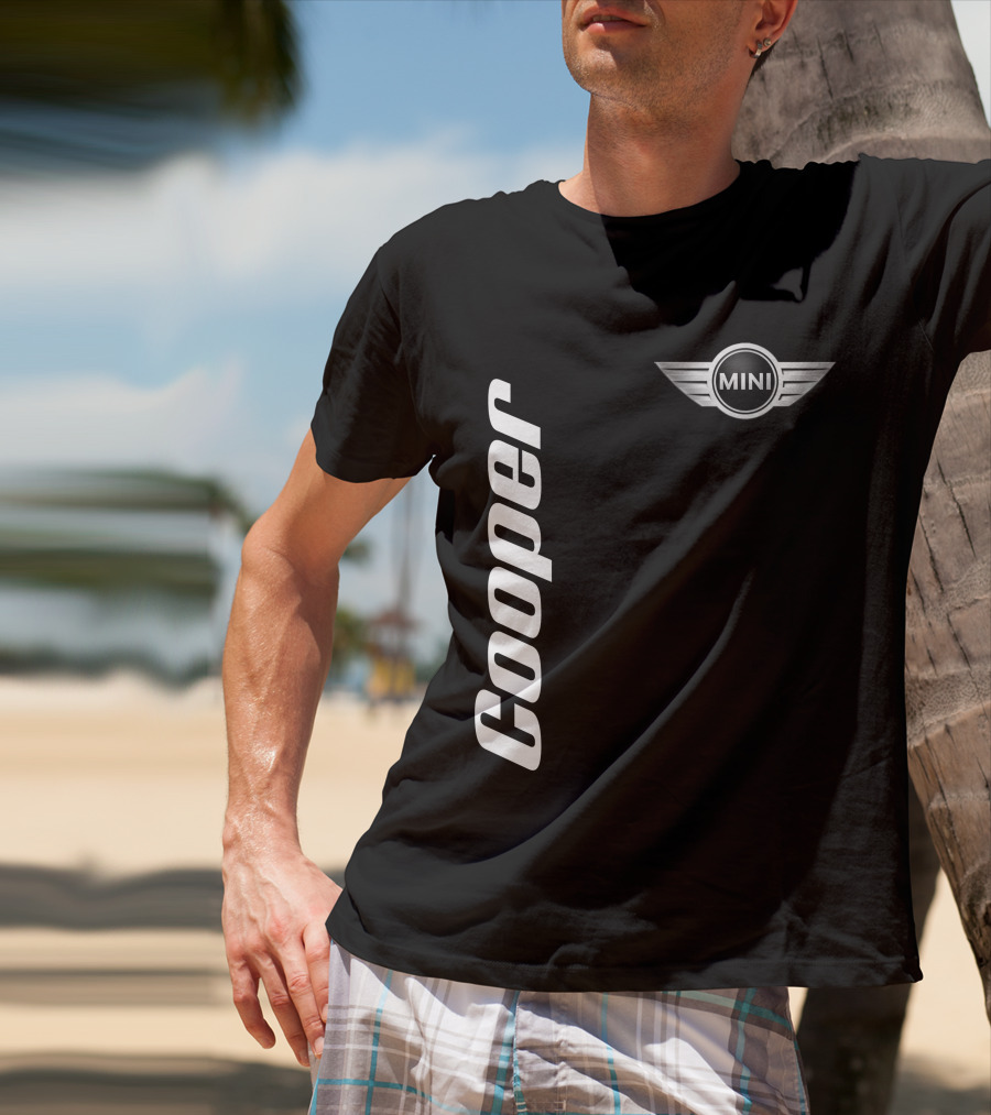 Mini Cooper Logo Vertical T-Shirt
