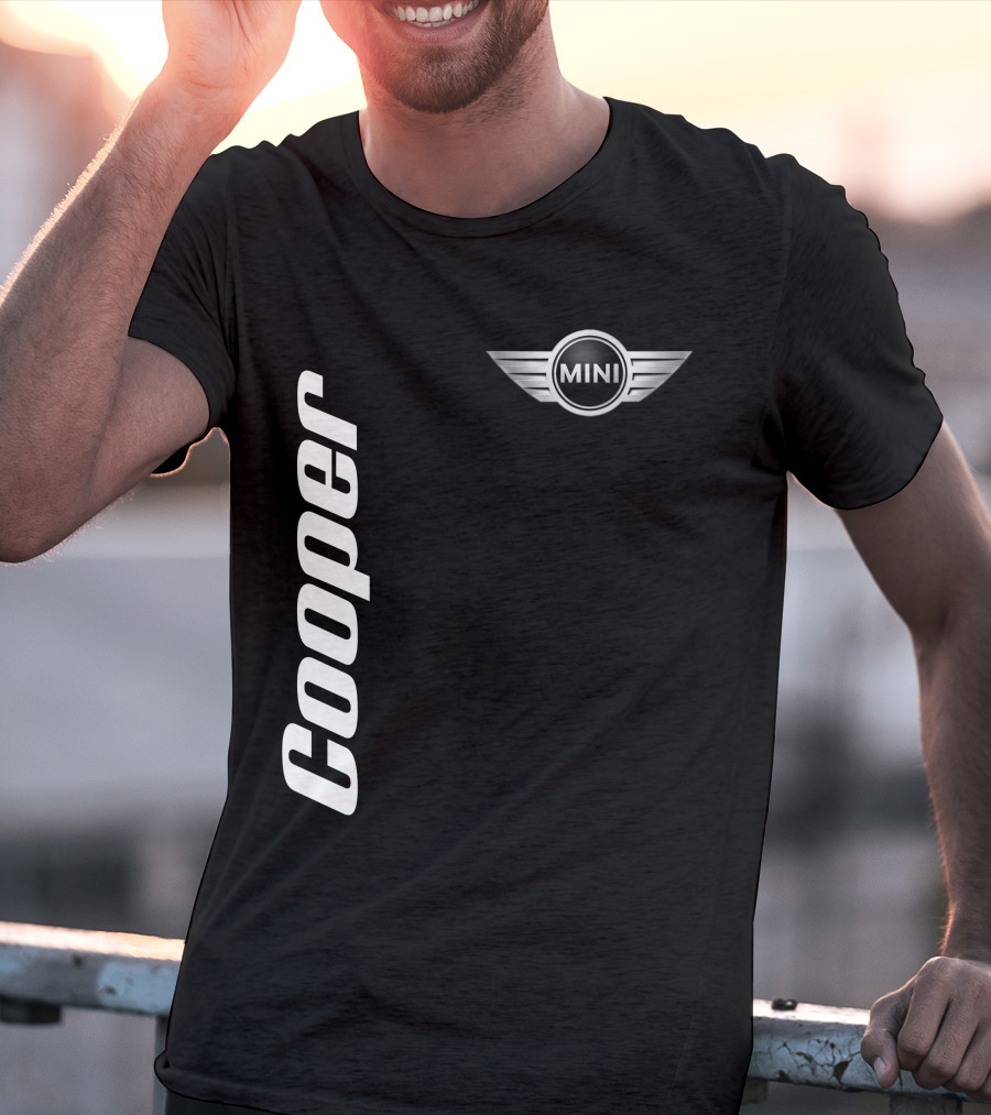Mini Cooper Logo Vertical T-Shirt