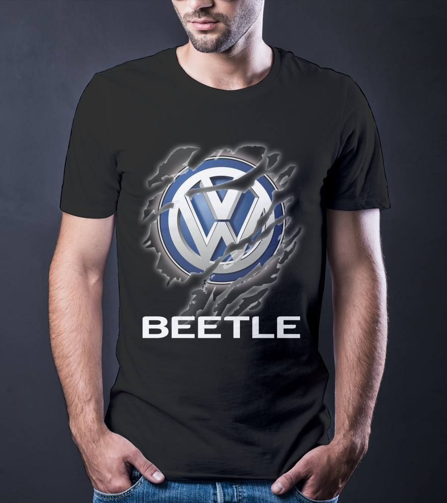 Volkswagen Beetle 04 Vintage Ripped T-Shirt