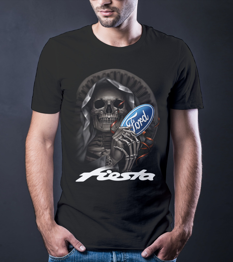 Ford Fiesta Skeleton Grim Reaper T-Shirt