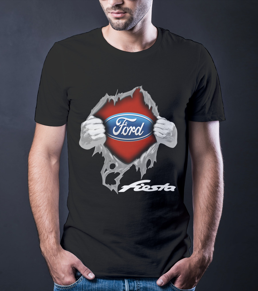 Ford Fiesta Logo Tear Reveal T-Shirt