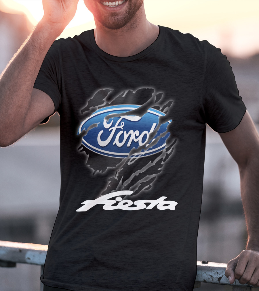 Ford Fiesta Logo With Scratch Effect T-Shirt