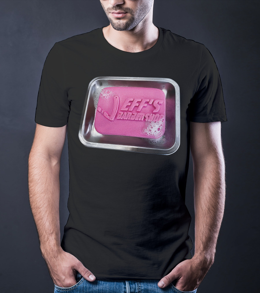 Jeff's Barbershop Soap In Tray T-Shirt