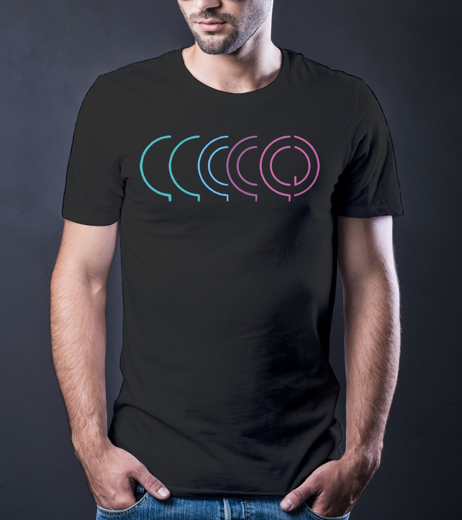 Quarter Jade Circle Gradient T-Shirt