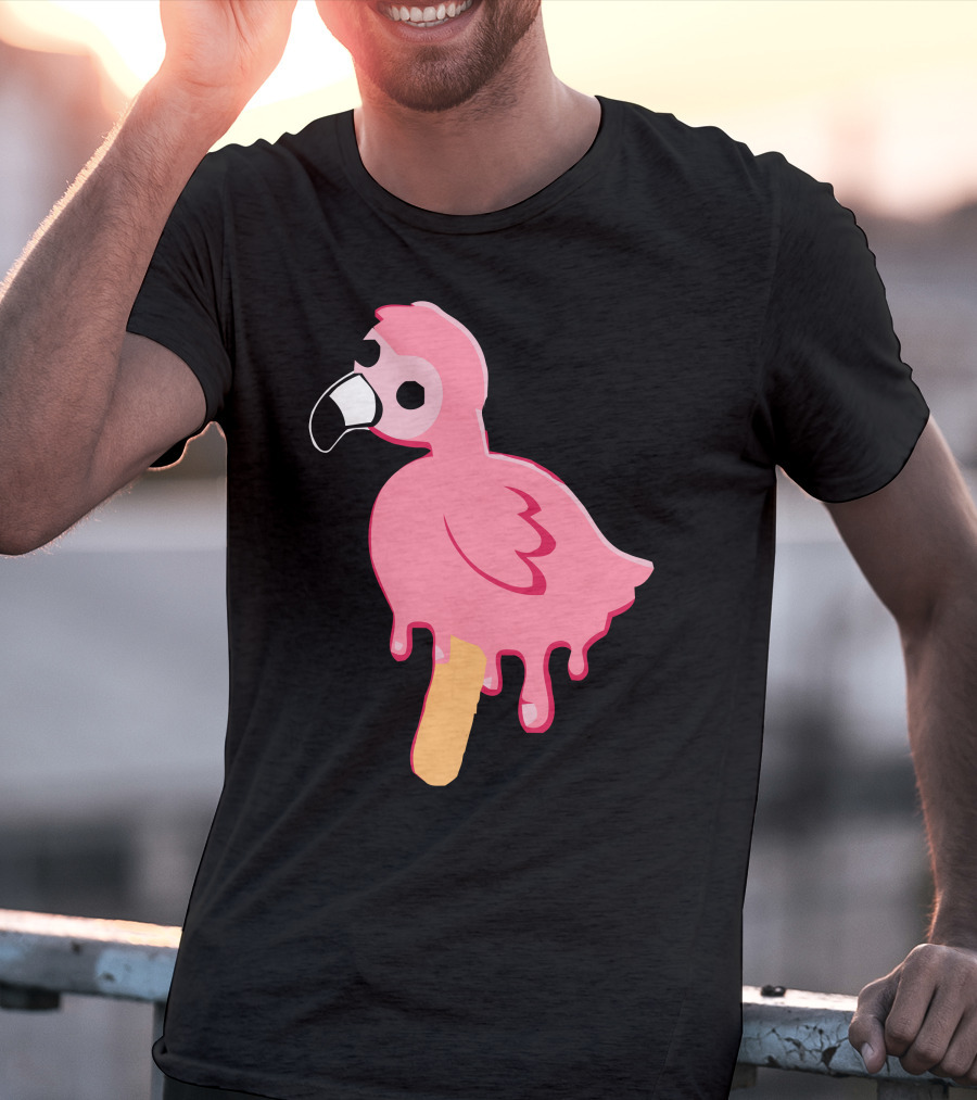 Flimflam Flamingo Popsicle Merch T-Shirt