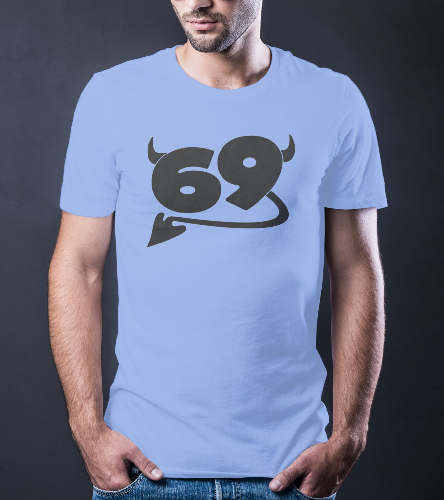 69 Devil Tail Horns King Princess Merch T-Shirt