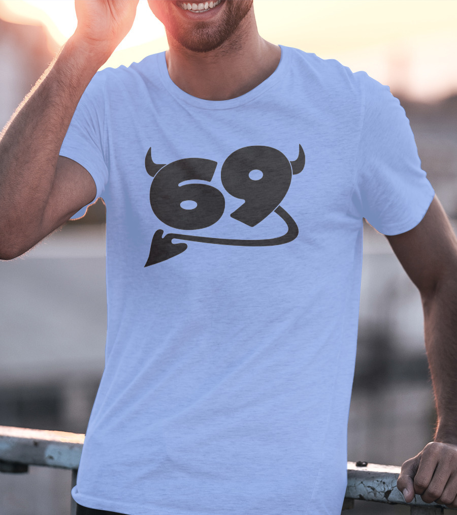 69 Devil Tail Horns King Princess Merch T-Shirt