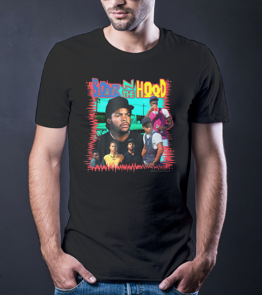 Boyz N The Hood Movie Characters And Scenes Compilation T-Shirt