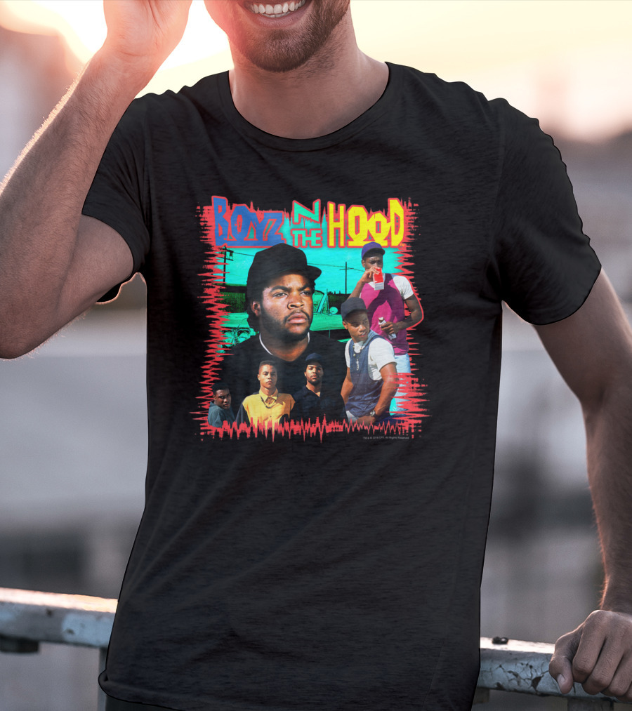 Boyz N The Hood Movie Characters And Scenes Compilation T-Shirt