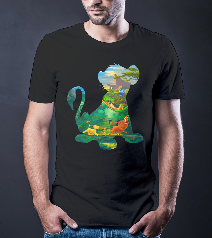 Disney Lion King Simba Pumbaa Timon Adventure T-Shirt