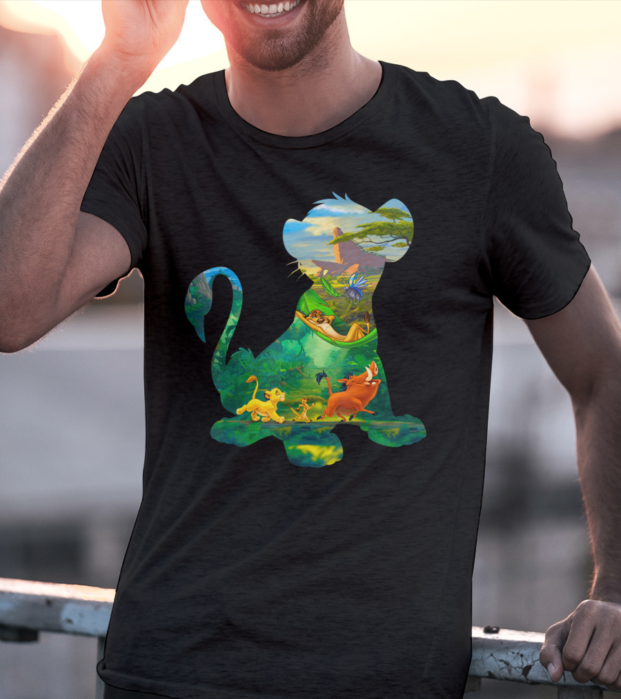 Disney Lion King Simba Pumbaa Timon Adventure T-Shirt