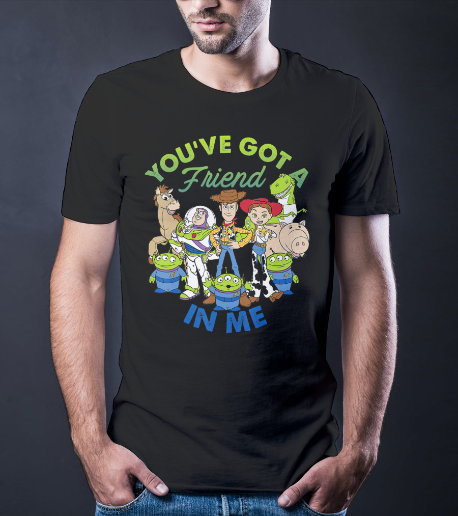 You've Got A Friend In Me Disney Pixar Toy Story Character Group T-Shirt
