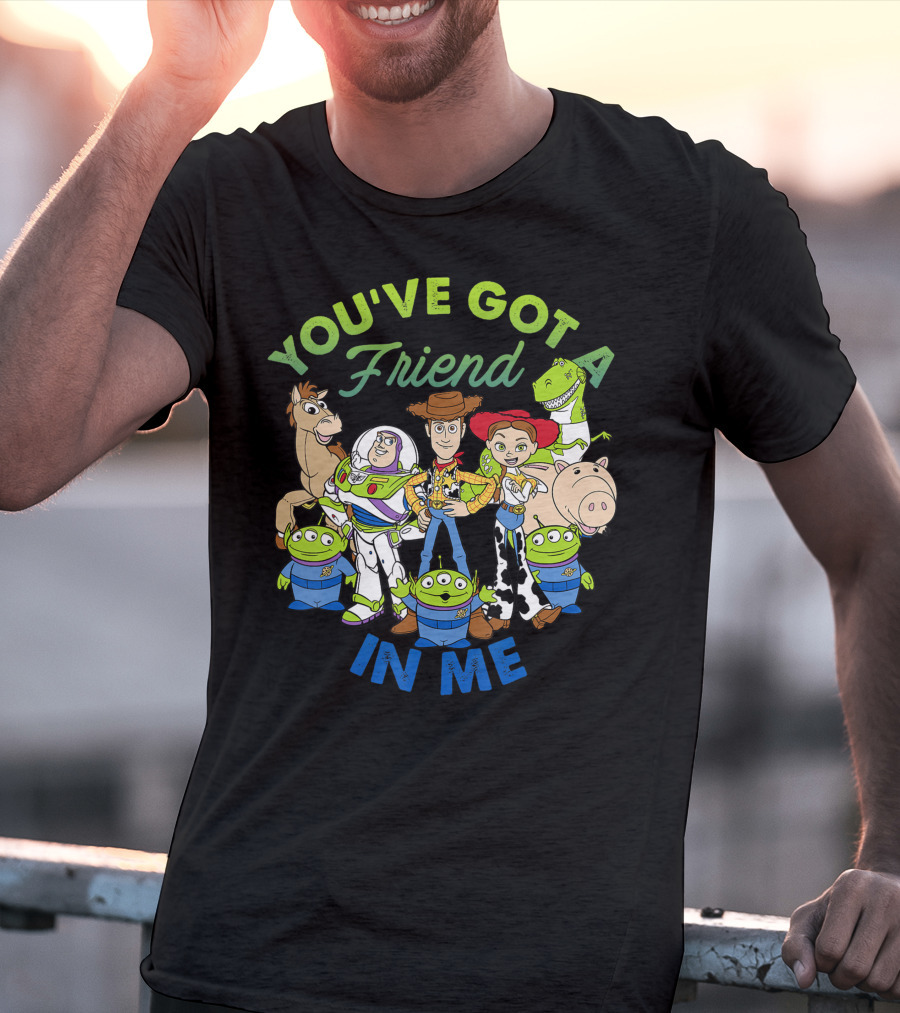 You've Got A Friend In Me Disney Pixar Toy Story Character Group T-Shirt