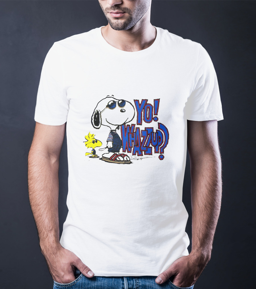 Yo Whazzup Snoopy Woodstock T-Shirt